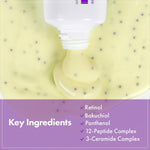 TOSOWOONG pore minimizer and wrinkle reduction cream close up of the tube label.