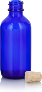 Juvitus apothecary style glass bottle for bath salts and scrubs