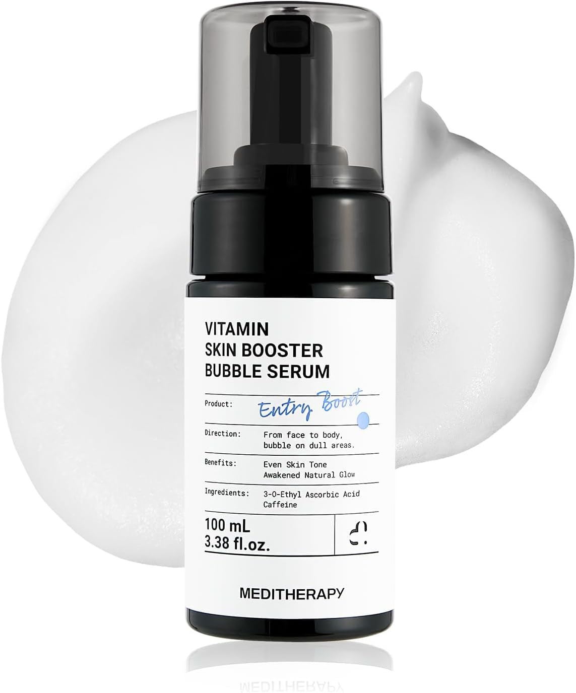 Meditherapy Vitamin Skin Booster Bubble Serum front view bottle
