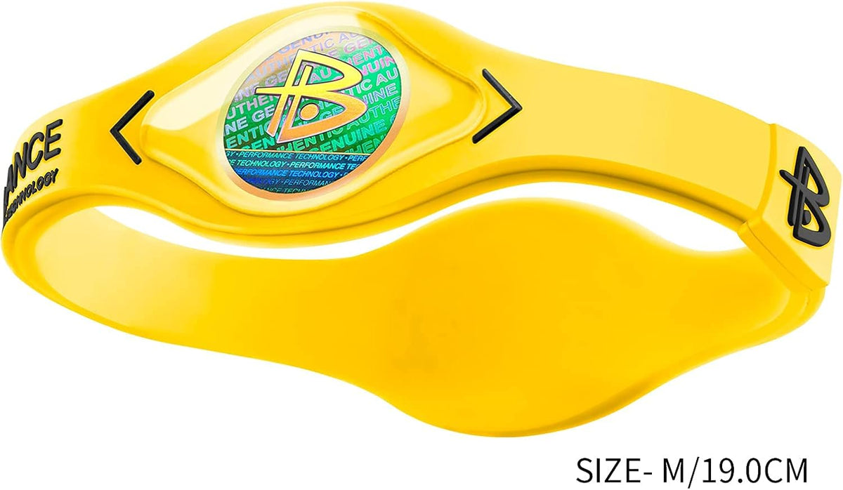 Power Balance wristband worn on wrist demonstrating comfortable athletic fit.