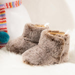 Zoolar toddler crib shoes bottom view highlighting rubber texture sole