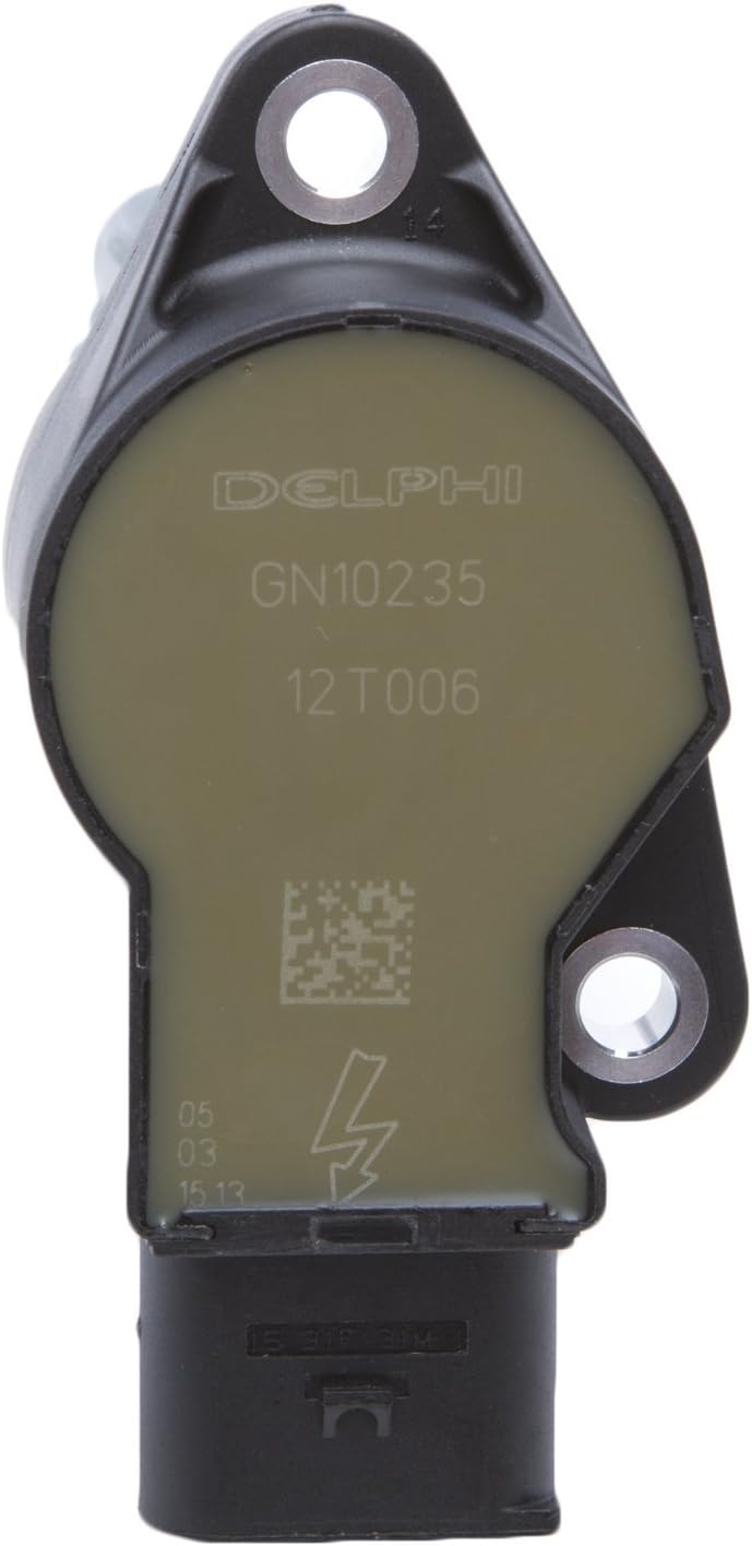 Delphi direct ignition coil showing 4-pin electrical connector terminal