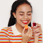 Hydrating K-beauty water gel lip stain applicator tip details.