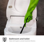 IUCGE 3 pairs rubber dishwashing gloves complete set