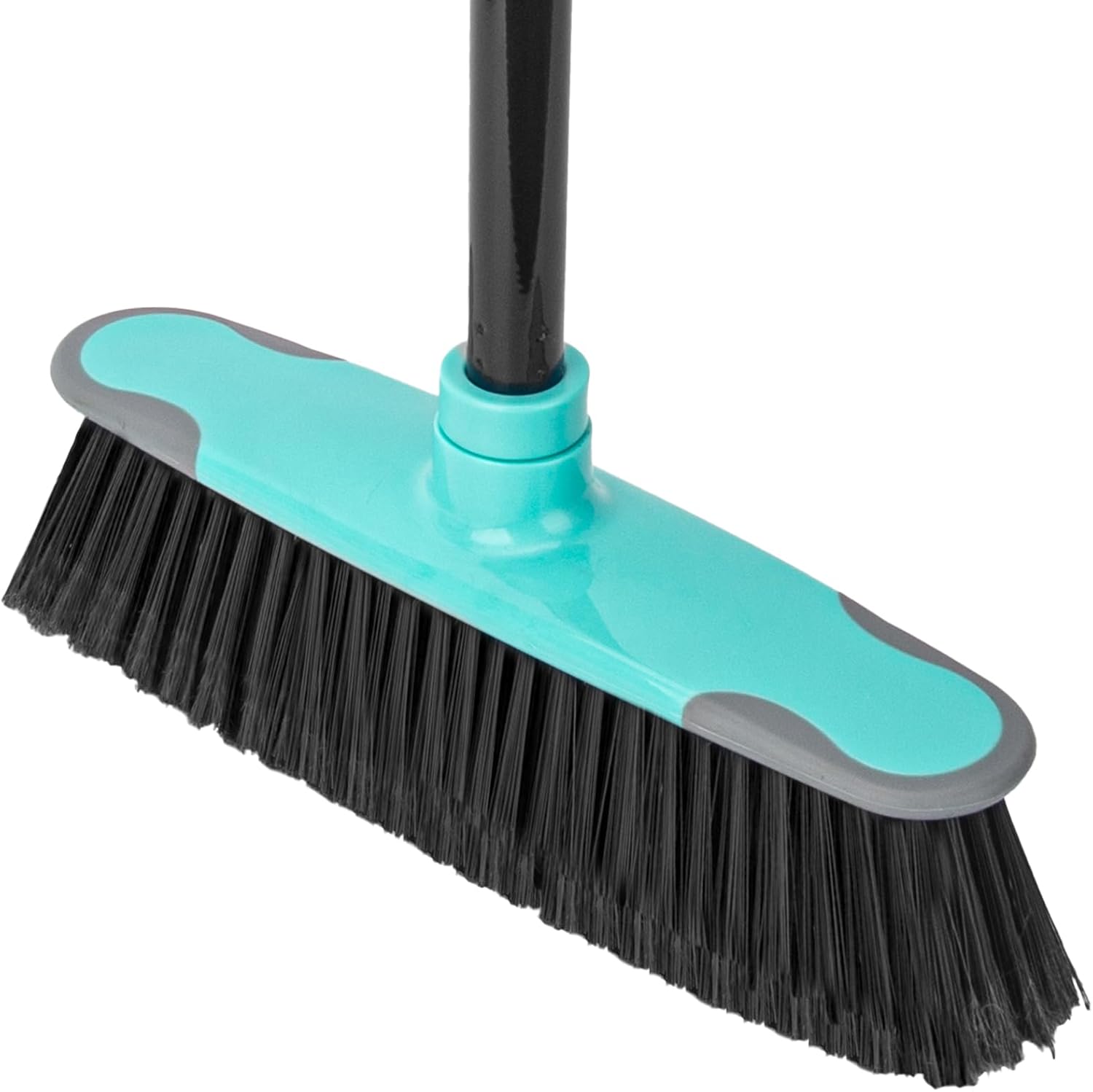 KeFanta Long Handle Angle Broom front view for indoor floor sweeping.