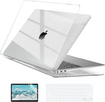 EooCoo hard case for MacBook Air 13 inch front view clear protective shell