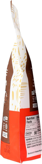 Close up of coconut and cocoa nib texture in Absolutely chews