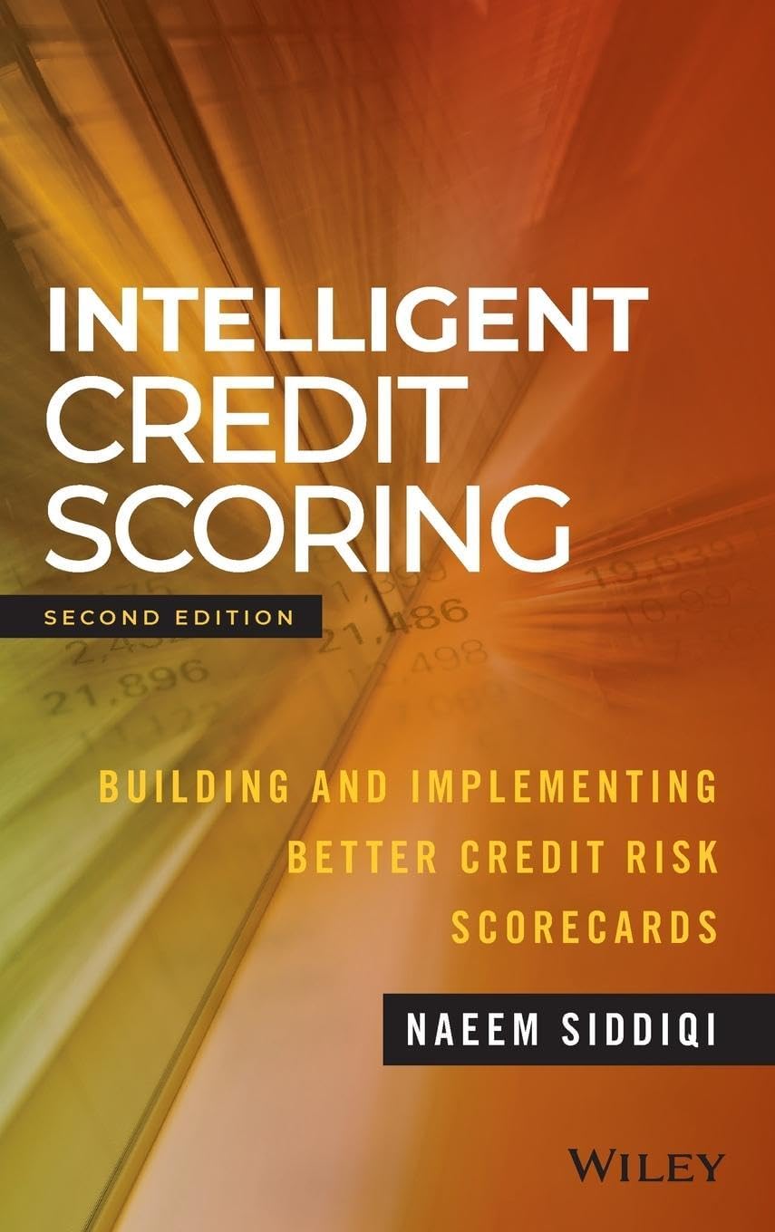 Naeem Siddiqi Intelligent Credit Scoring Hardcover front view professional book cover