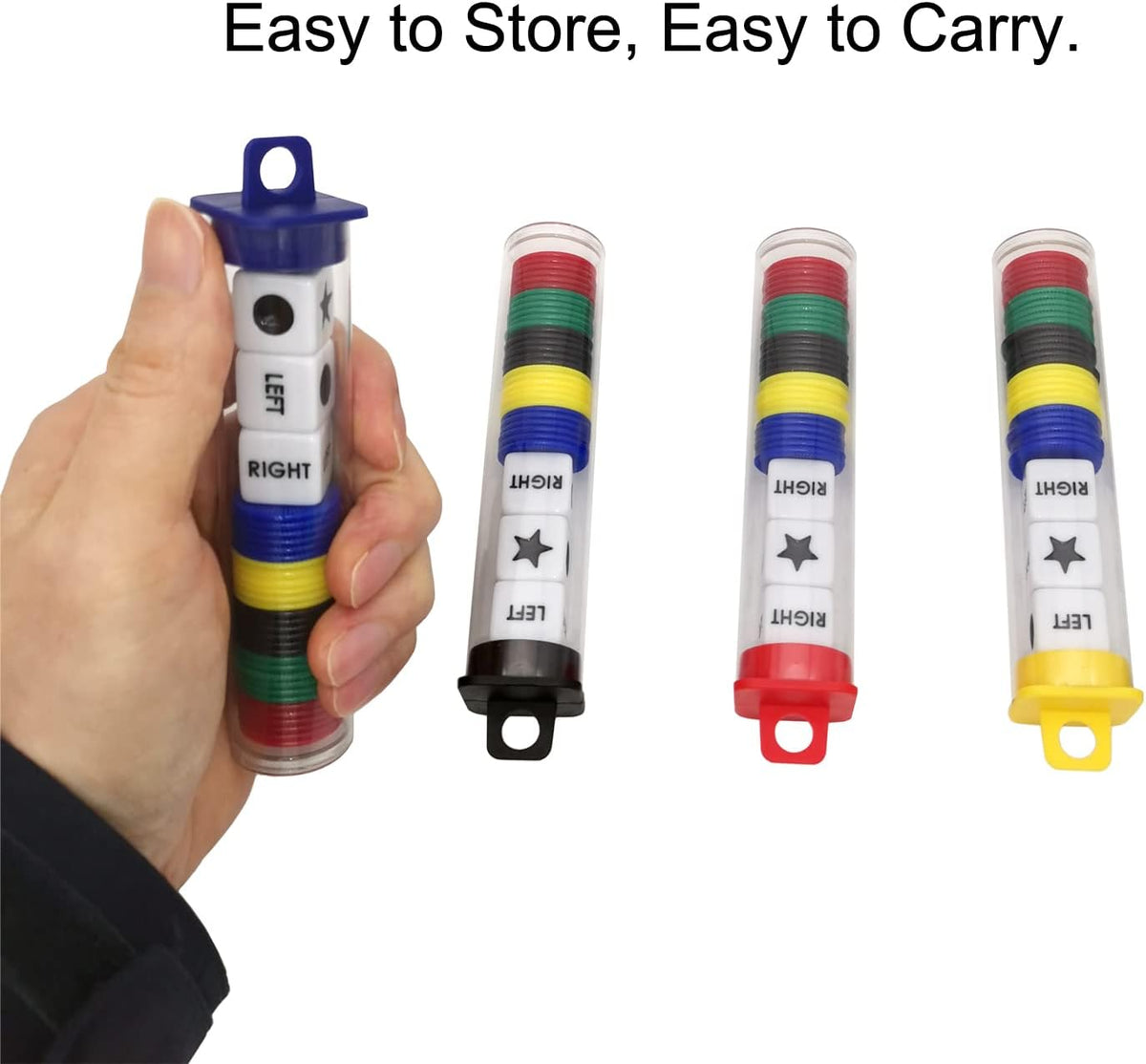 Ahoper 4 pack travel tubes with colorful lids