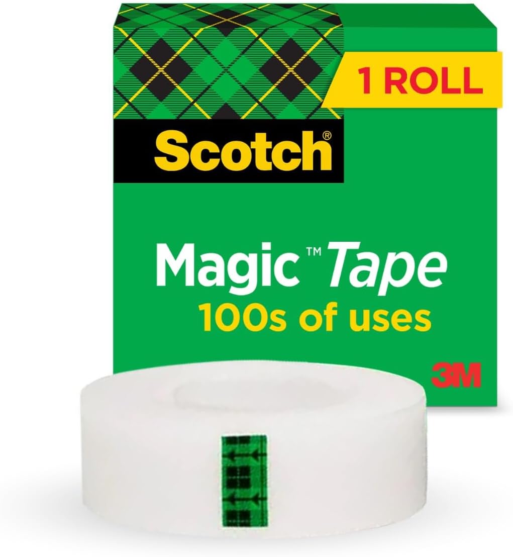 Scotch Magic Tape, Invisible, Home Office Supplies and Back to School Supplies for College and Classrooms, 1 Roll - Image 15