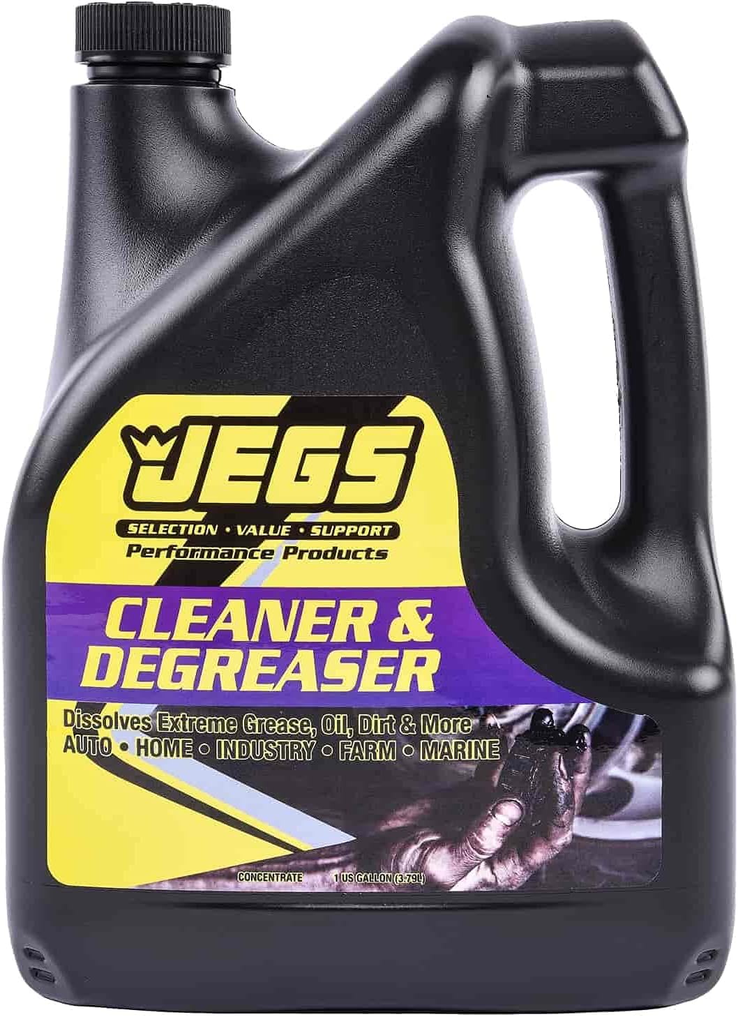 JEGS industrial strength cleaner and degreaser front view premium automotive degreaser bottle