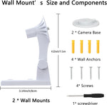 Tekcam indoor and outdoor camera mounting bracket installed