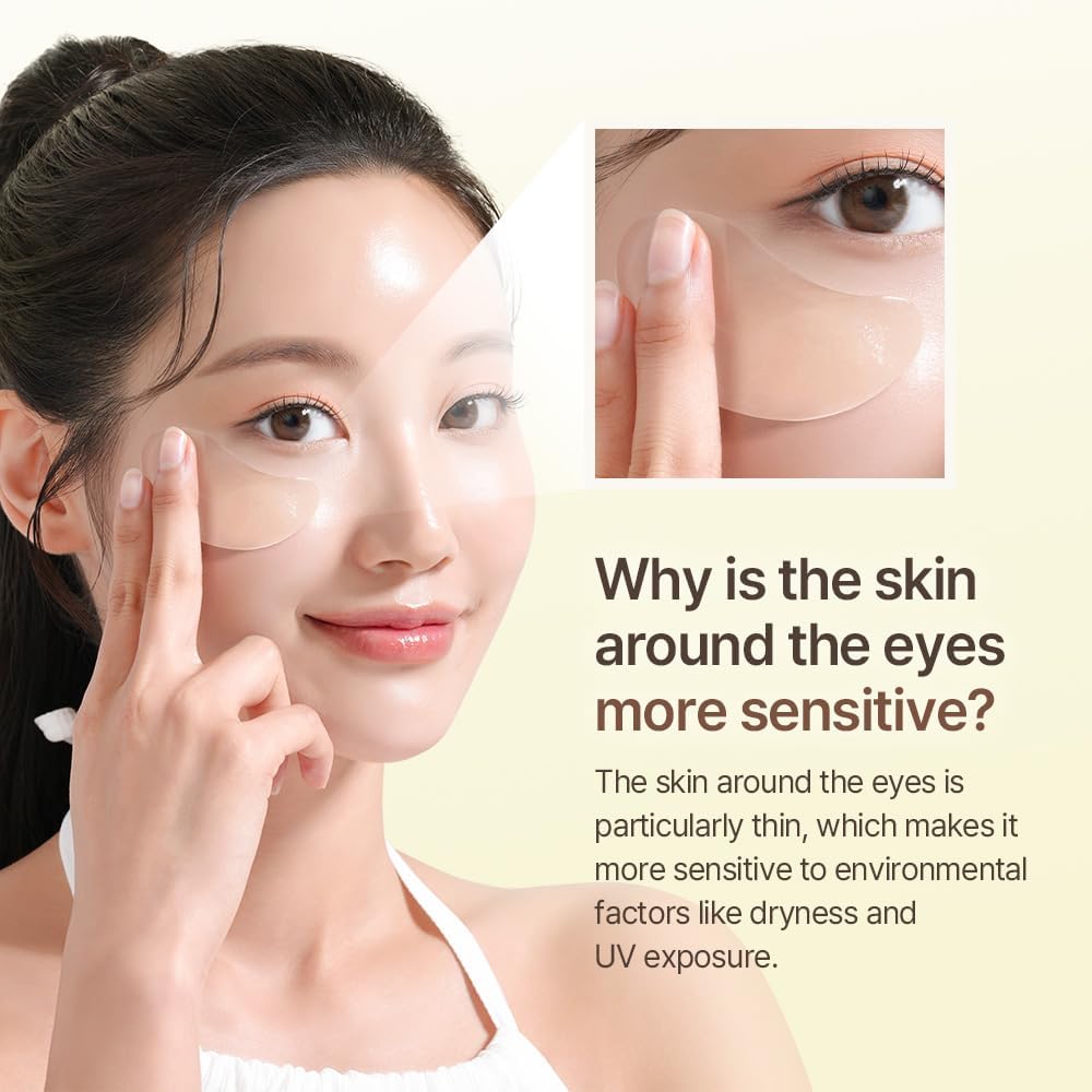 Mixsoon under eye patches for dark circles cooling hydrogel masks texture