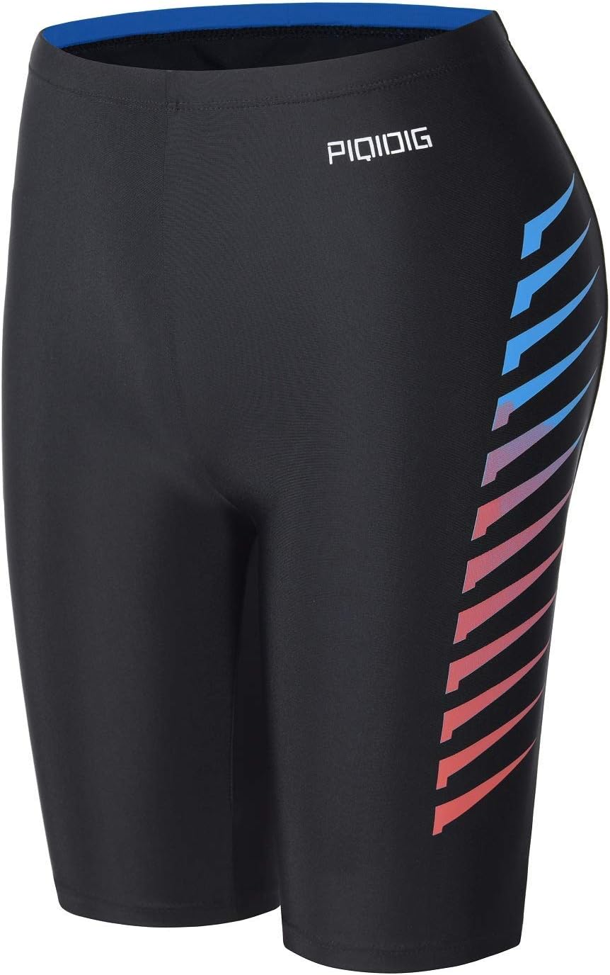 Youth Boys Swim Jammers Solid Swimsuit Quick Dry Athletic Swimming Shorts UPF 50+ Sun Protection - Image 12