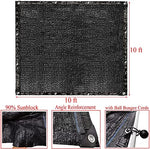 DUENEW dog kennel cover corner grommets and twelve ball bungee cords setup