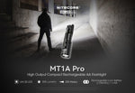 Nitecore MT1A Pro compact rechargeable flashlight side profile