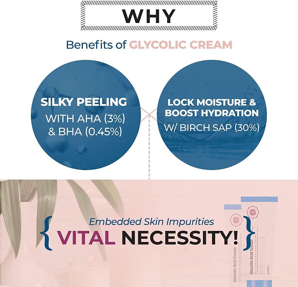 A'PIEU Glycolic Acid Cream texture and gel consistency