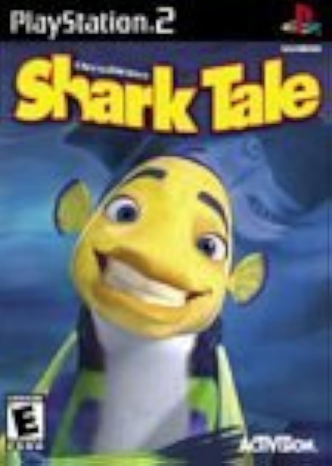 Activision Shark Tale PlayStation 2 game front view cover art