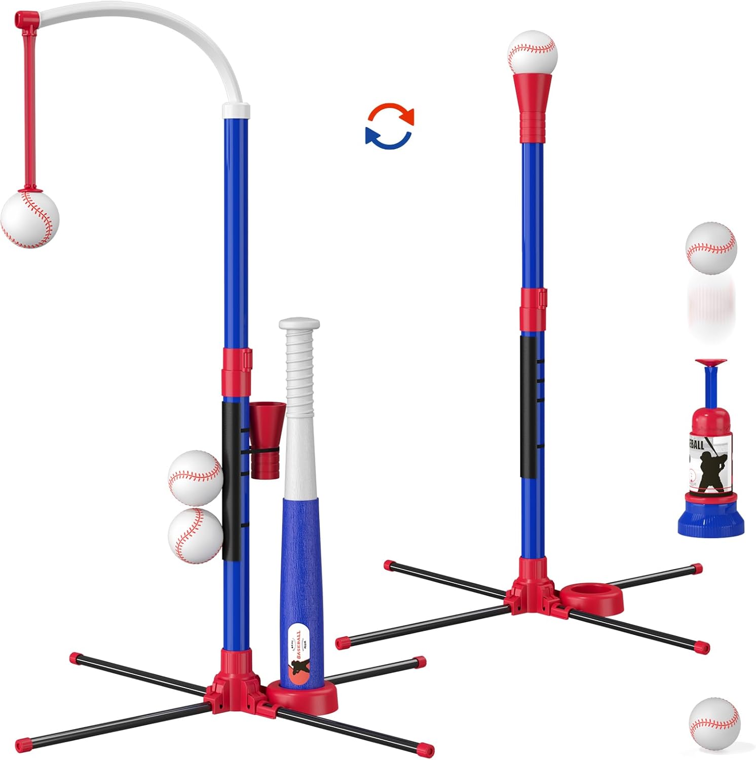 HYES 3-in-1 baseball set for kids front view