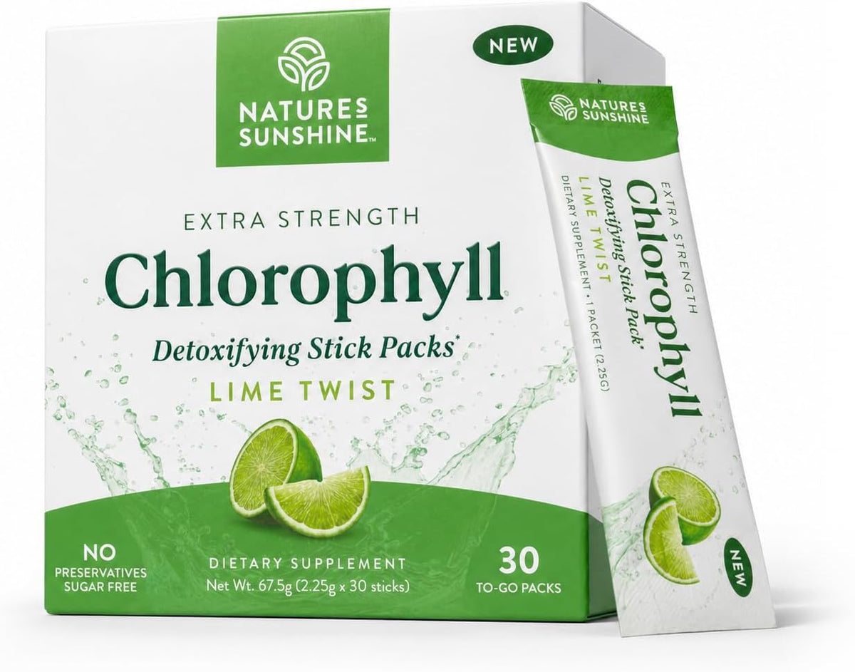 Nature's Sunshine Chlorophyll Stick Packs: Supercharge Your Detox and Boost Gut Health in Convenient, Delicious Stick Packs (Sweet Melon) - Image 9