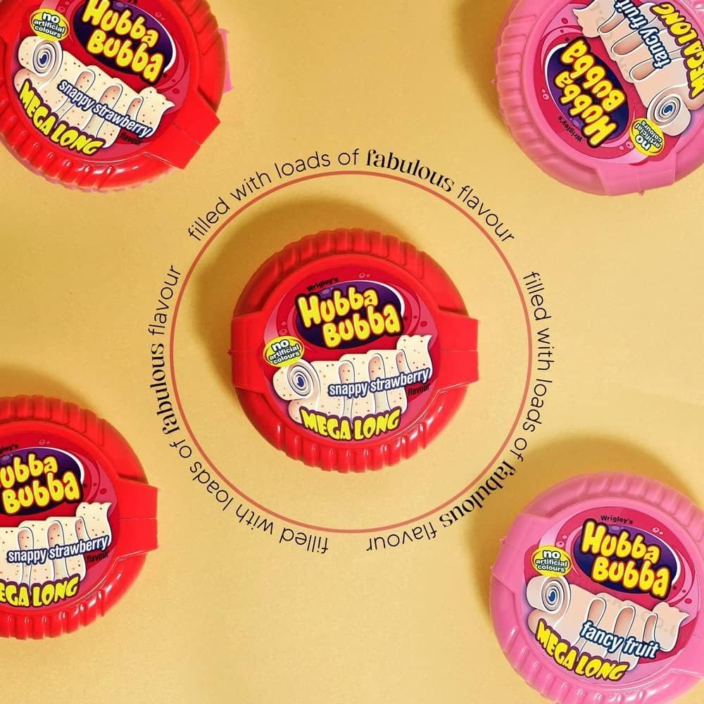 Hubba Bubba Bubble Tape 12 count bulk pack arrangement
