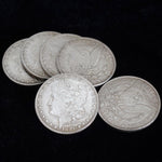 Fogilas 6 piece magnetic Morgan Dollar replica set front view