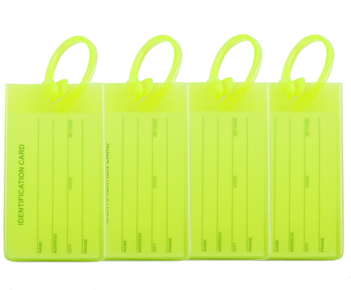AI-DEE Flexible Travel Luggage Tags - Name ID Labels Set for Suitcases - 2 Pack - Image 9