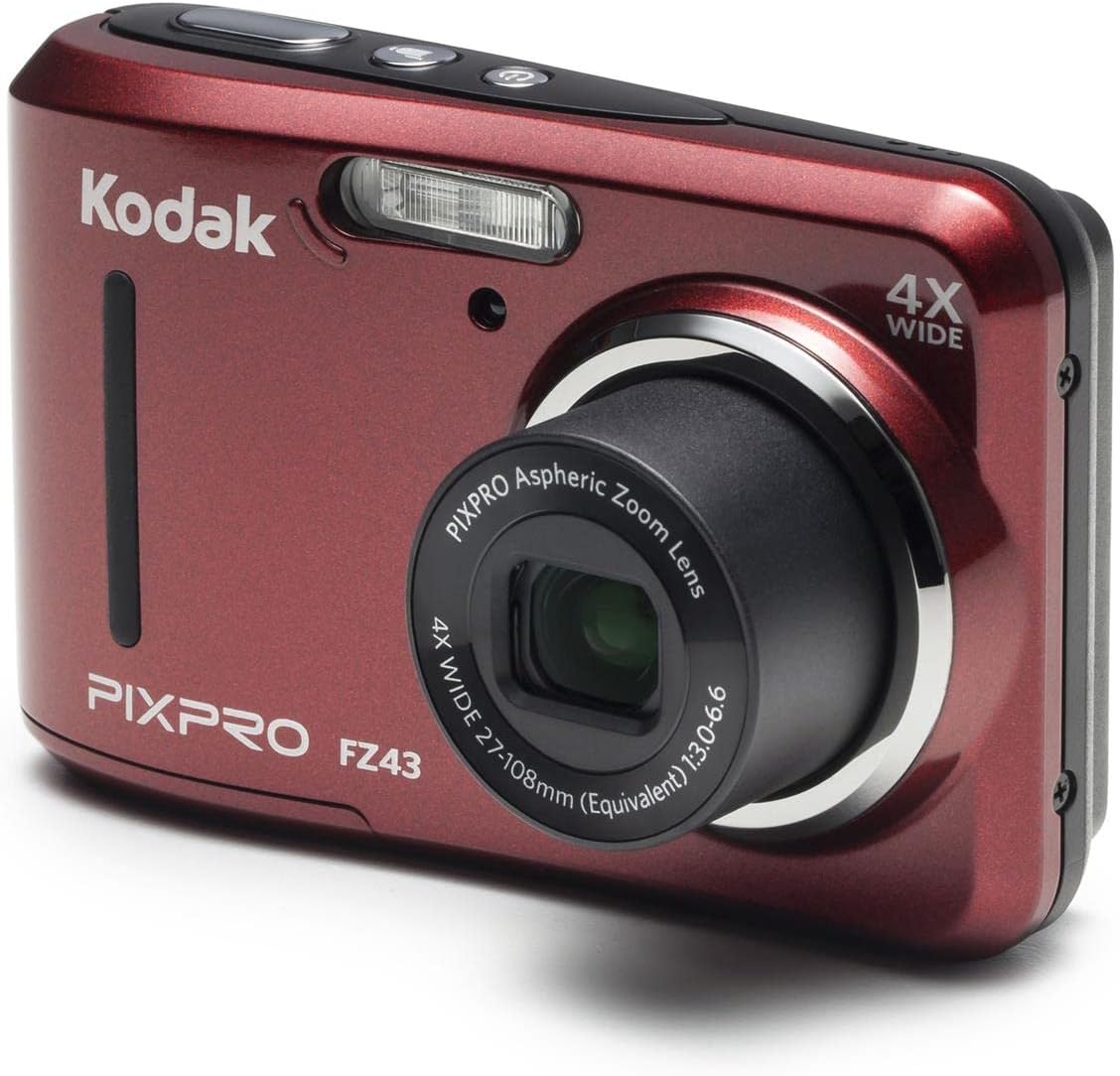 Kodak PIXPRO Friendly Zoom FZ43-BK 16MP Digital Camera with 4X Optical Zoom and 2.7" LCD Screen (Black) - Image 2