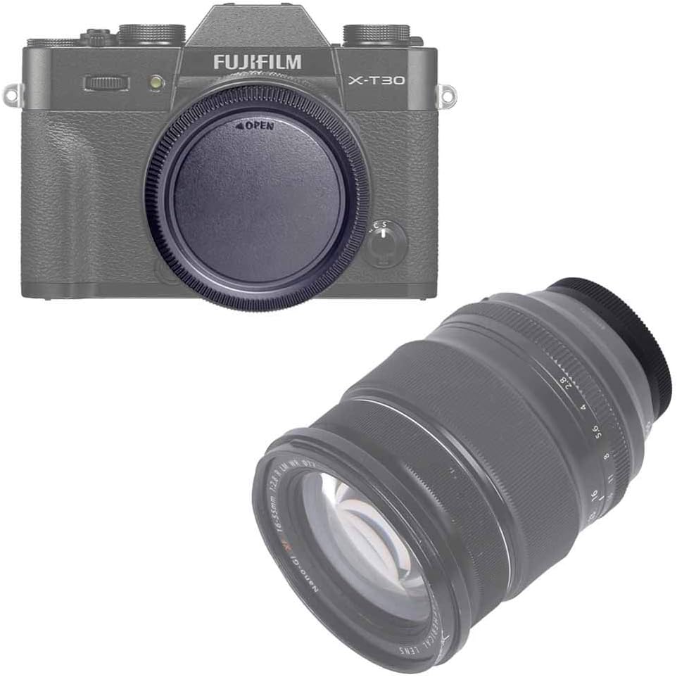 ULBTER 2Pack X Mount Body Cap Rear Lens Cover for Fuji X-E5 X-M5 X-T50 X-T5 - Image 5