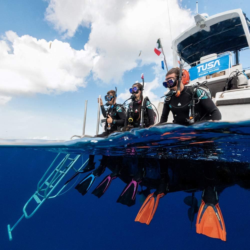 TUSA SP-0101 Hyperdry Elite II Scuba Diving Snorkel side profile