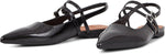 Vagabond Sibel flat side profile displaying almond toe and low heel