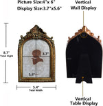 SIKOO antique bronze gold ornate frame angle perspective