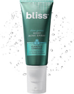 Bliss Clear Genius Body Acne Spray bottle front view