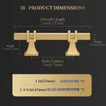 Haliwu cabinet hardware package displaying handles and included screws