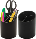 Manaloom pen holder front view desktop organizer
