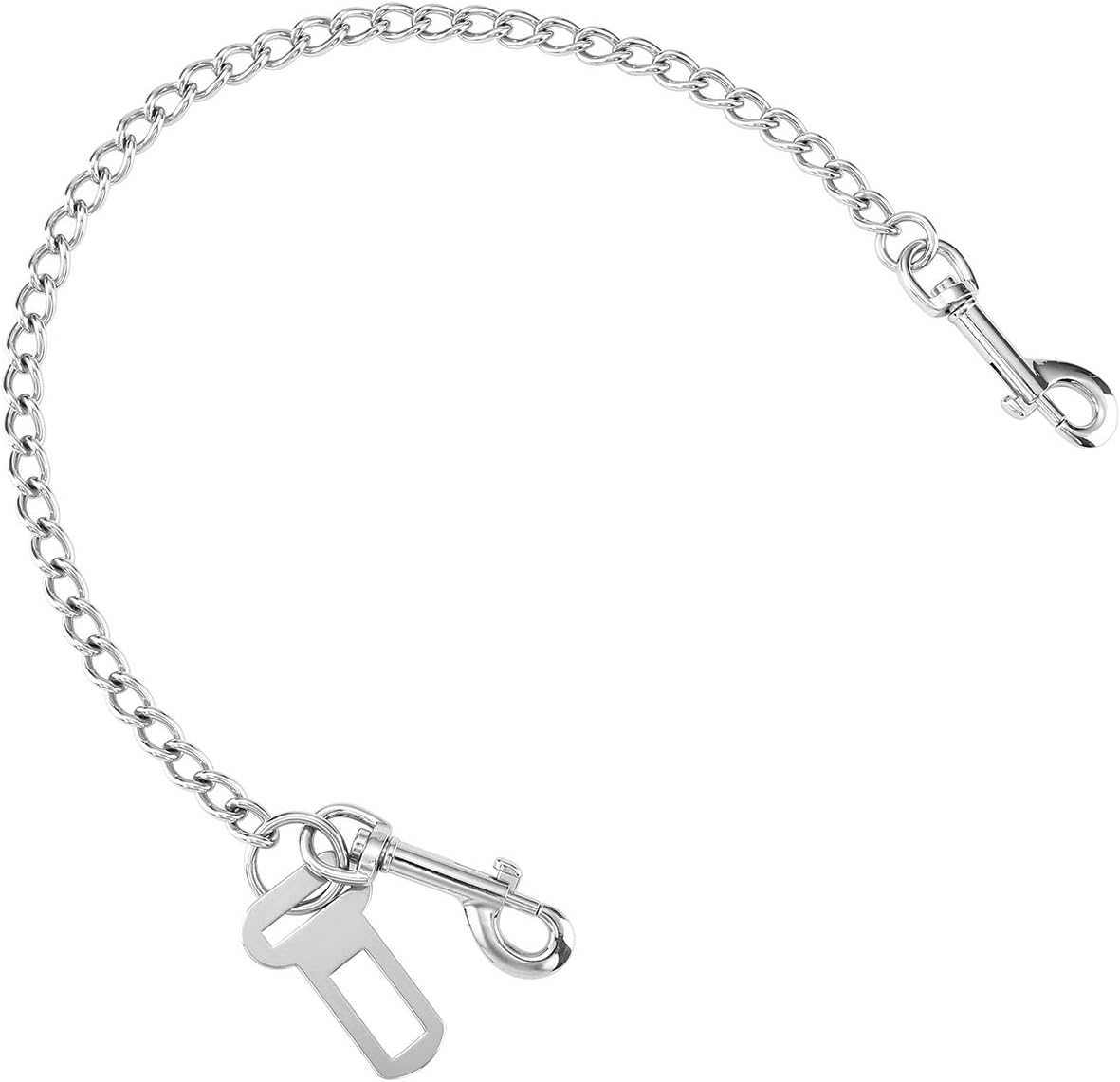 Mogoko stainless steel dog car seat belt front view