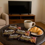 Nutritious office snack bars packaging highlighting the premium ingredients list.