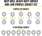 Klein KNECT impact socket set close up