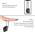2 Pack disecu 2.6 Inch Long Shackle Combination Lock, 4 Digit Outdoor Waterproof Padlock for School Gym Locker, Sports Locker, Storage Unit, Gate, Fence, Toolbox, Cabinet (Black) - Image 7