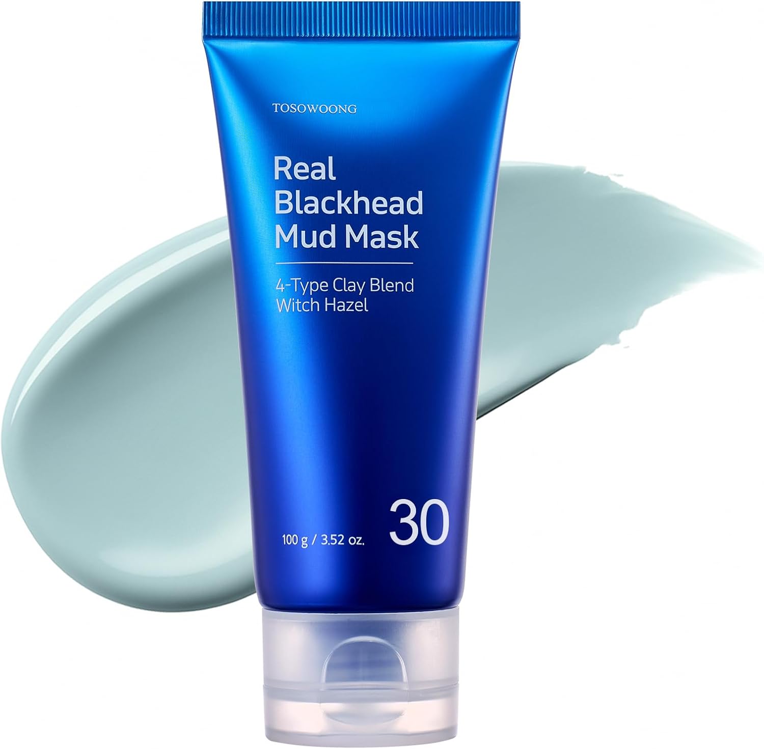 Tosowoong Real Blackhead Mud Mask 100g front view packaging