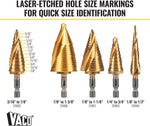 Klein Tools step drill bit packaging and branding view
