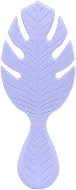Wet Brush Go Green Mini Detangler Purple side profile showing bristle flexibility