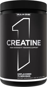 Rule 1 Proteins Creatine Powder front view fitness supplement