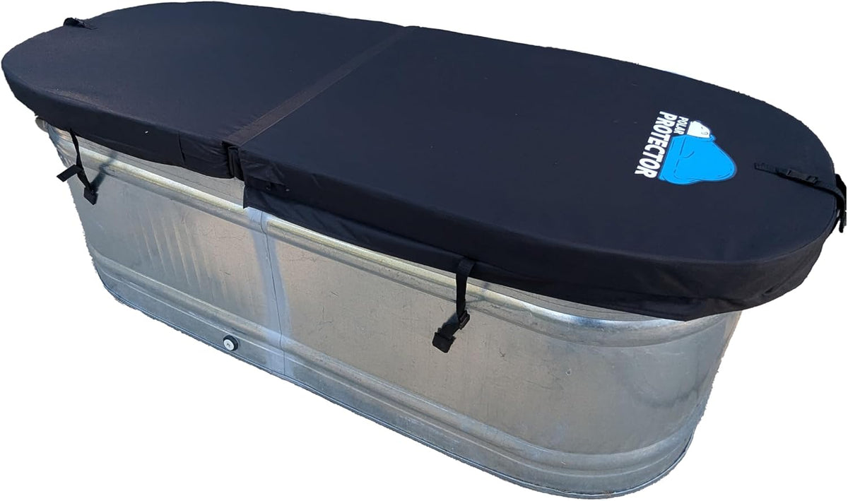 Polar Protector stock tank cover folded for storage