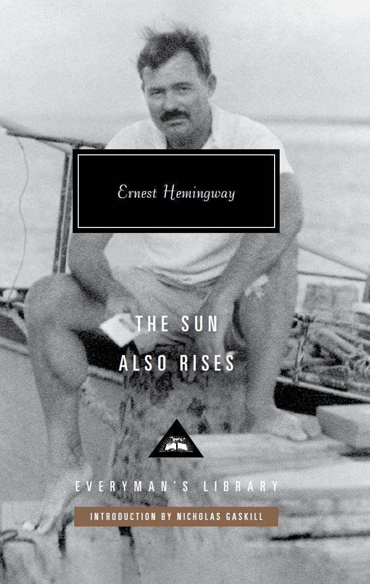 Ernest Hemingway The Sun Also Rises Everymans Library Hardcover Front View Book Cover