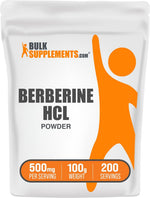 BulkSupplements.com Berberine HCl Powder - Berberine Supplement, Berberine Powder - Gluten Free, 500mg per Serving, 1kg (2.2 lbs) (Pack of 1) - Image 9