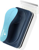 Fishkeeper aquarium magnetic glass cleaner front view showing the compact ergonomic handle.