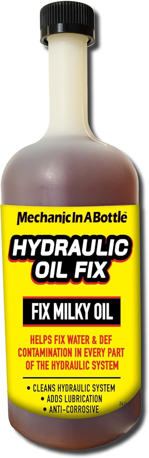 B3C Fuel Solutions Mechanic In A Bottle Hydraulic Oil Fix 24 Ounce front view showing authentic product label.