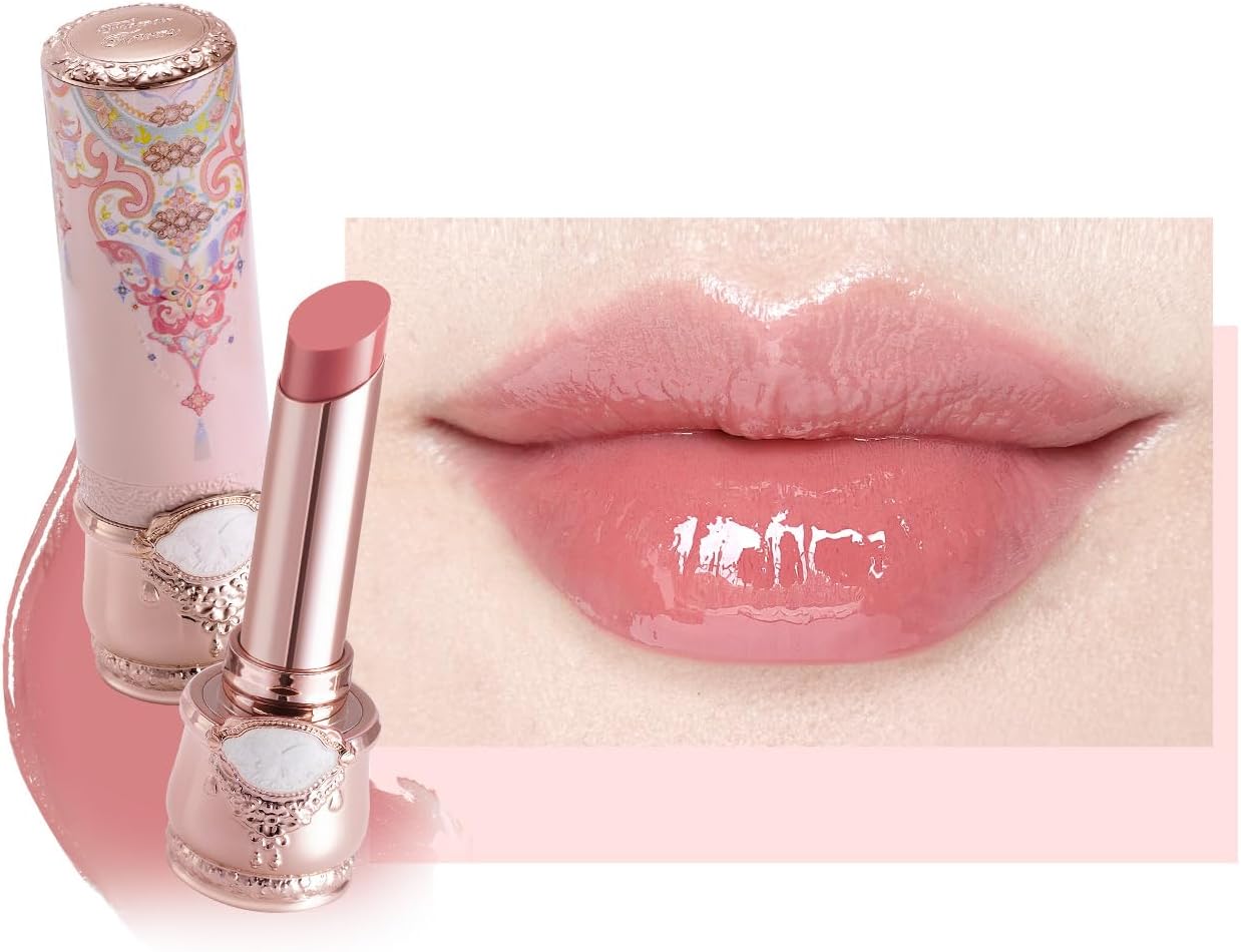 Flower Knows Butterfly Cloud Collar Glossy Lipstick front view high shine lip gloss