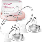 Nenesupply 21mm 2 pc Flanges Duckbill Valves Compatible with Spectra S2 S1 9 Plus Synergy Gold Breastpump Replacement to Spectra Pump Parts Flange Accessories Wide Mouth Work with Backflow Protector - Image 15